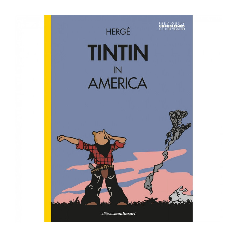 TINTIN IN AMERICA COLORISE YAWNING