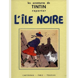 TINTIN FACSIMILE NOIR ET BLANC T07 L ILE NOIRE