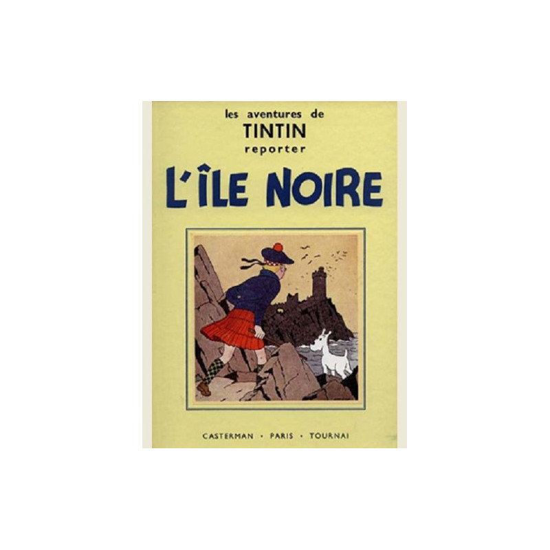 TINTIN FACSIMILE NOIR ET BLANC T07 L ILE NOIRE