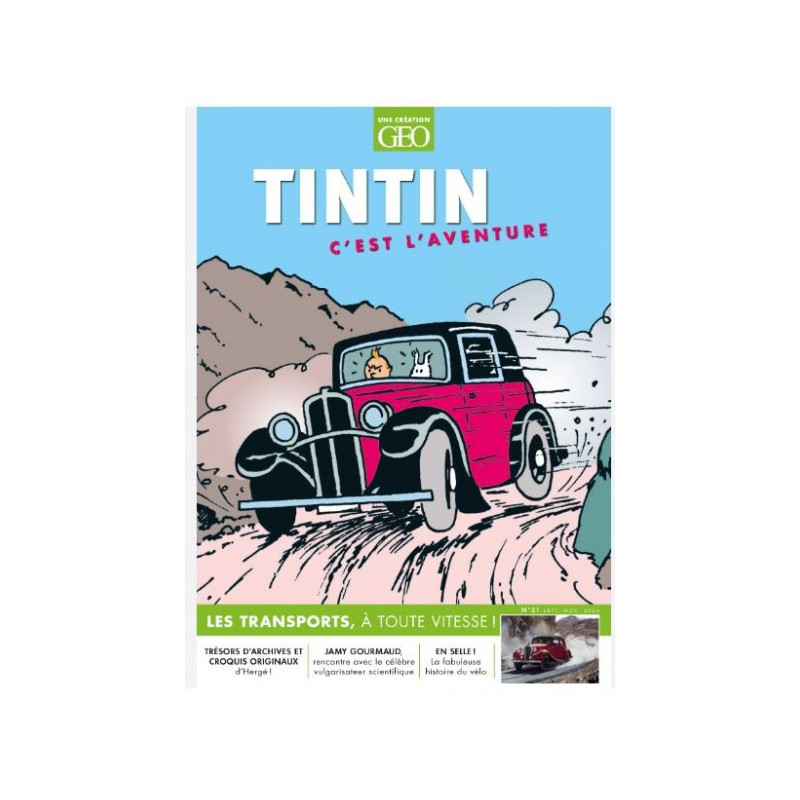 TINTIN GEO C EST L AVENTURE TOME 21 LES TRANSPORTS