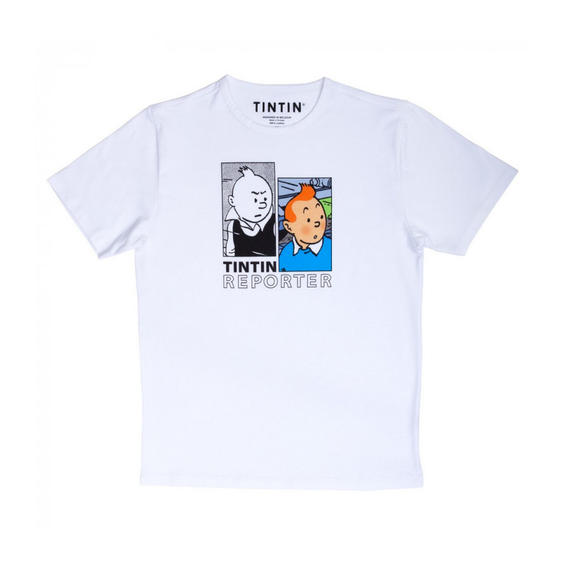 TINTIN REPORTER T SHIRT BLANC XS
