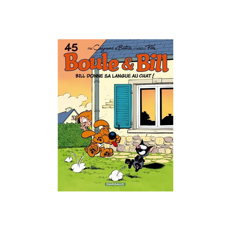 BOULE BILL TOME 45 BILL DONNE SA LANGUE AU CHAT