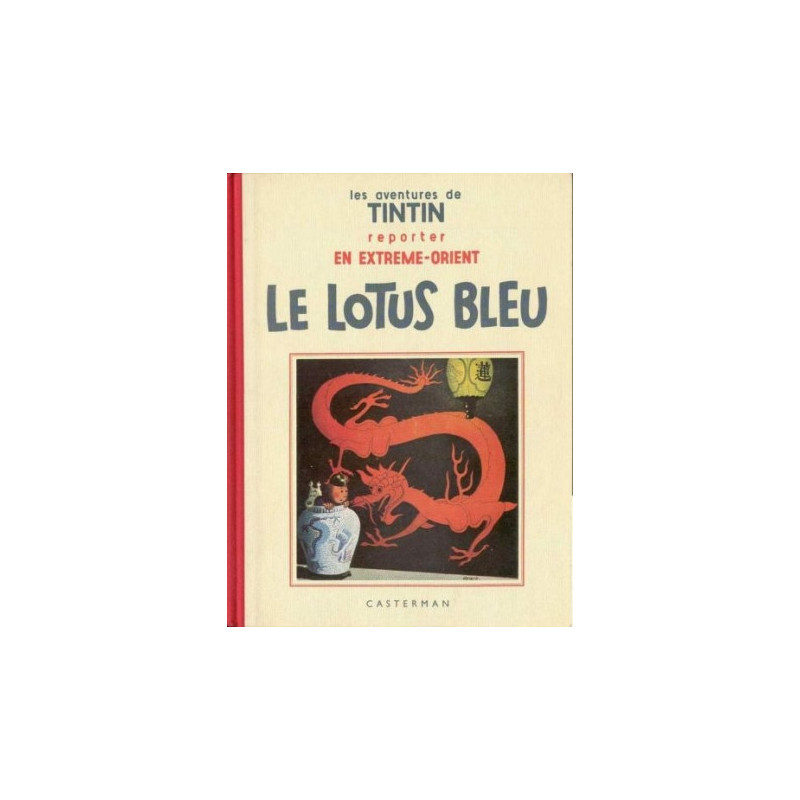 TINTIN  FAC SIMILE NOIR ET BLANC  T05  LE LOTUS BLEU