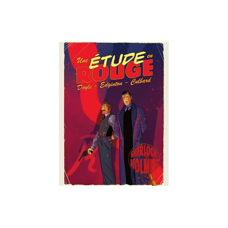 LES AVENTURES ILLUSTREES DE SHERLOCK HOLMES UNE ETUDE EN ROUGE
