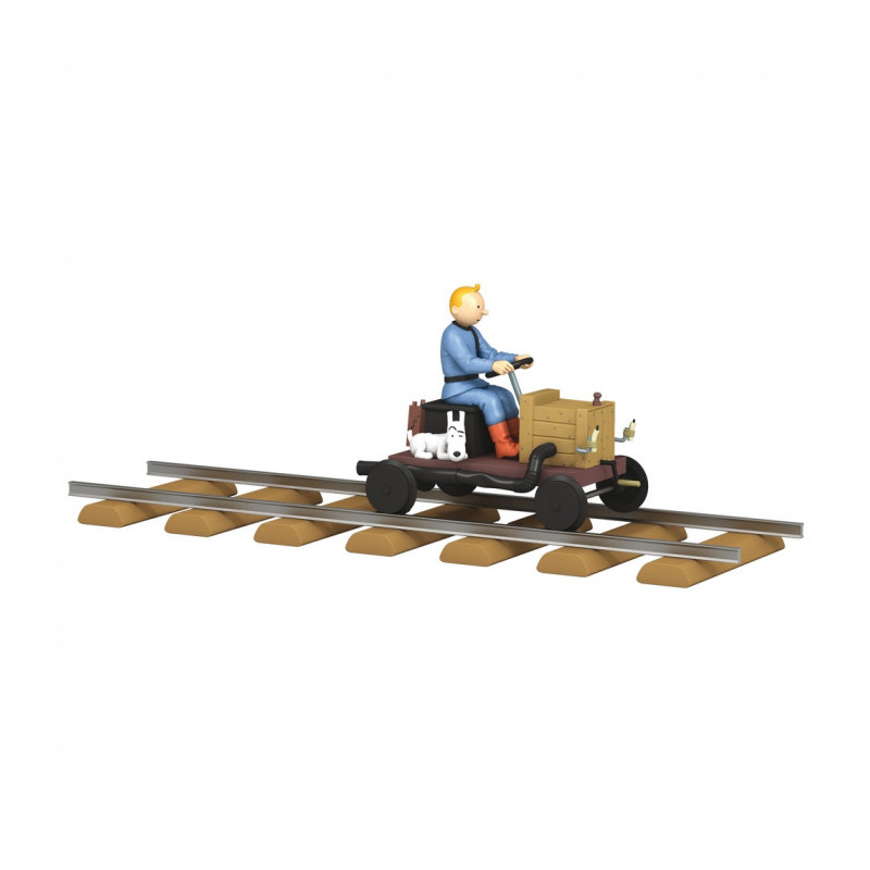 TINTIN VOITURE LA DRAISINE A MOTEUR