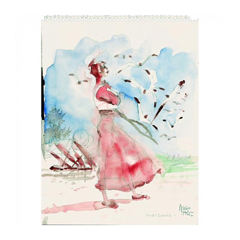 MORGANA LES FEMMES DE CORTO MALTESE CARTE POSTAL