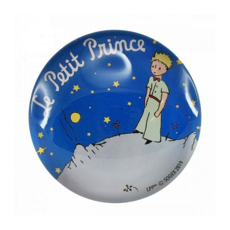 LE PETIT PRINCE NUIT ETOILE MAGNET VERRE 50MM