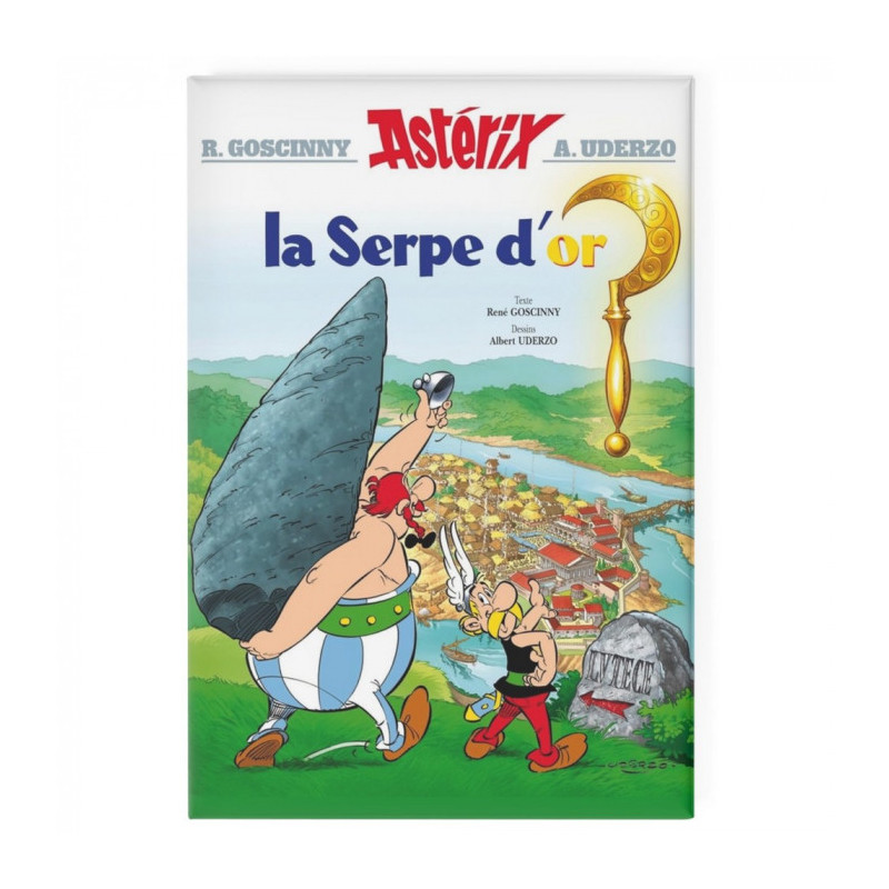ASTERIX LA SERPE D OR MAGNET 8CM