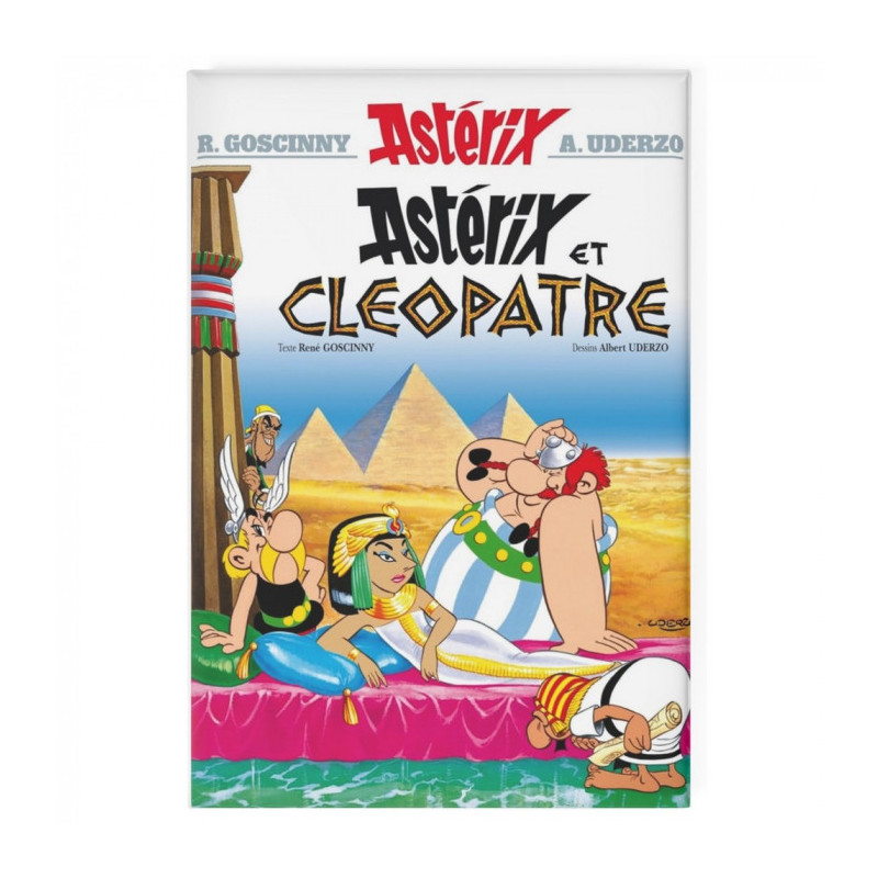 ASTERIX ET CLEOPATRE MAGNET 8CM