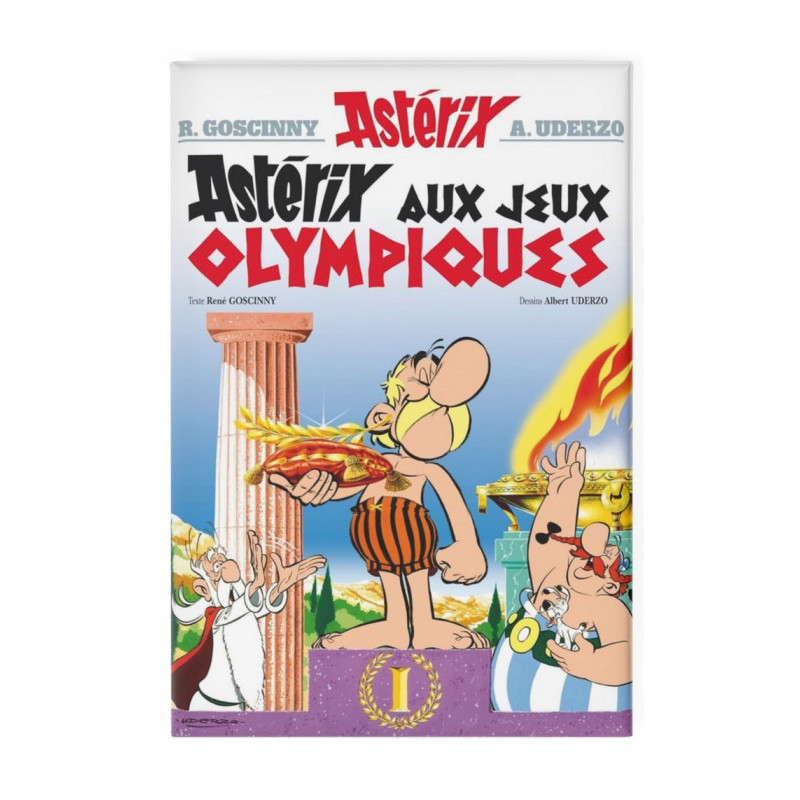 ASTERIX AUX JEUX OLYMPIQUE MAGNET 8CM