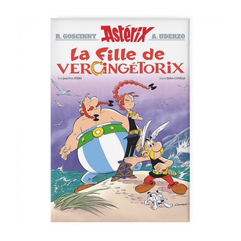 LA FILLE DE VERCINGETORIX ASTERIX COUVERTURE MAGNET 8CM