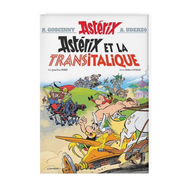 ASTERIX ET LA TRANSITALIQUE MAGNET 8CM