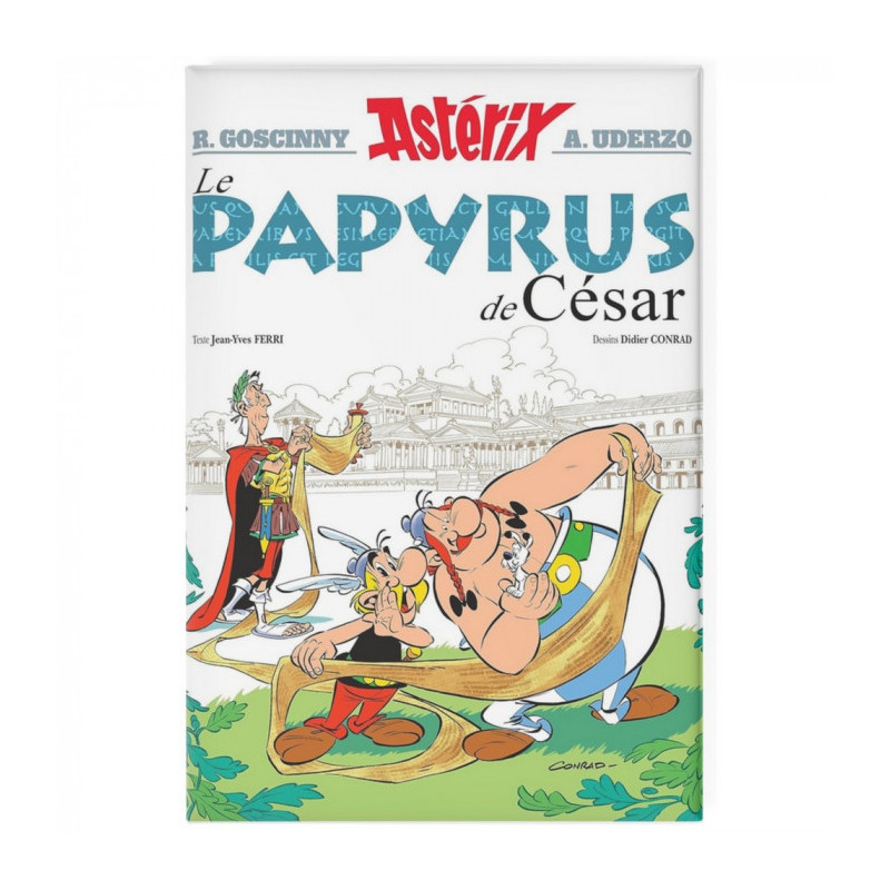 ASTERIX LE PAPYRUS DE CESAR MAGNET 8CM