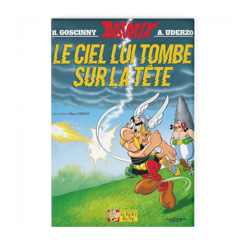 ASTERIX LE CIEL LUI TOMBE SUR LA TETE MAGNET 8CM