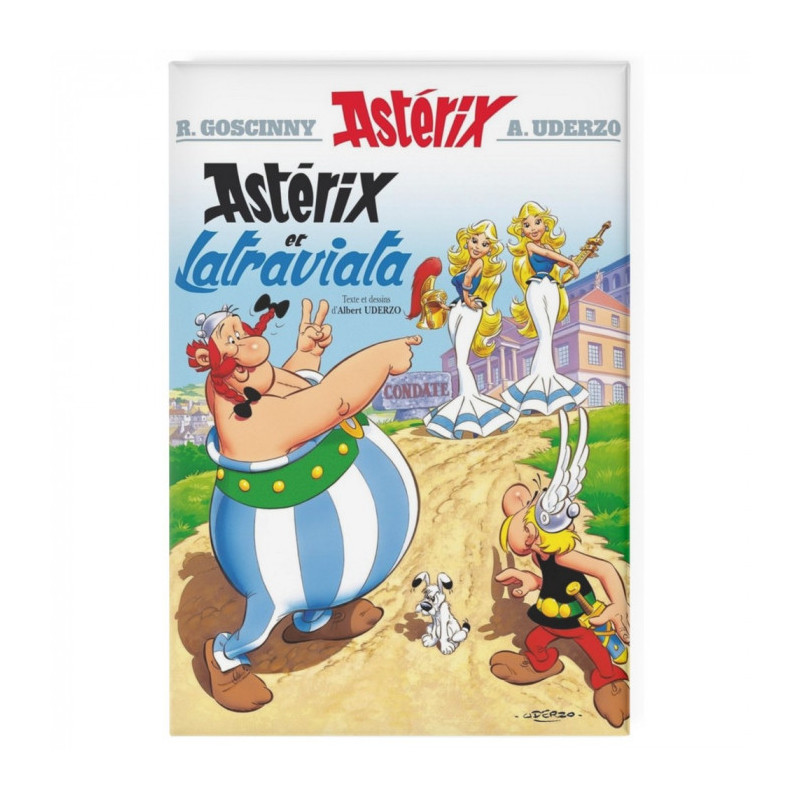 ASTERIX ET LA TRAVIATA MAGNET 8CM