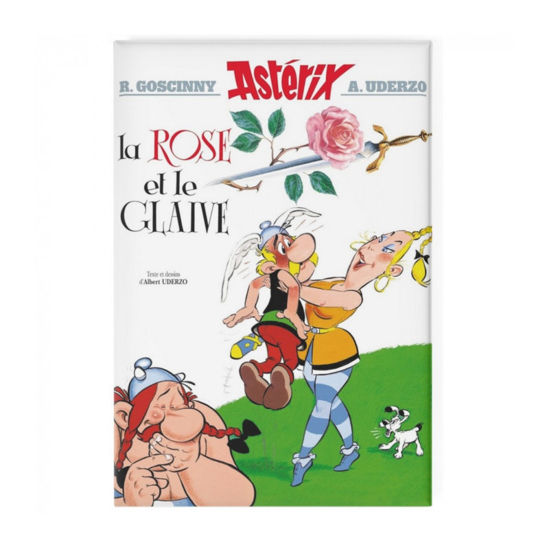 ASTERIX LA ROSE ET LE GLAIVE MAGNET 8CM