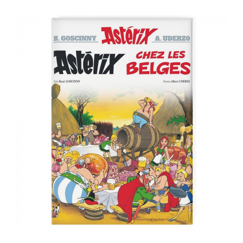 ASTERIX CHEZ LES BELGES COUVERTUE ALBUM MAGNET 8CM