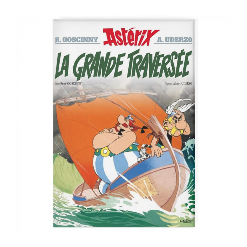 LA GRANDE TRAVERSEE ASTERIX COUVERTURE D ALBUM MAGNET 8CM