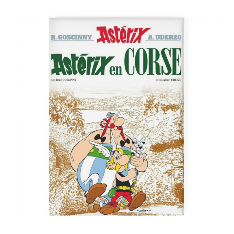 ASTERIX EN CORSE COUVERTURE D ALBUM MAGNET 8CM