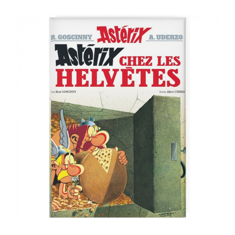 ASTERIX CHEZ LES HELVETES MAGNET 8CM