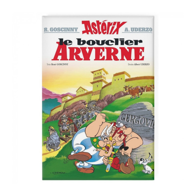 ASTERIX ET LE BOUCLIER ARVERNE MAGNET 8CM
