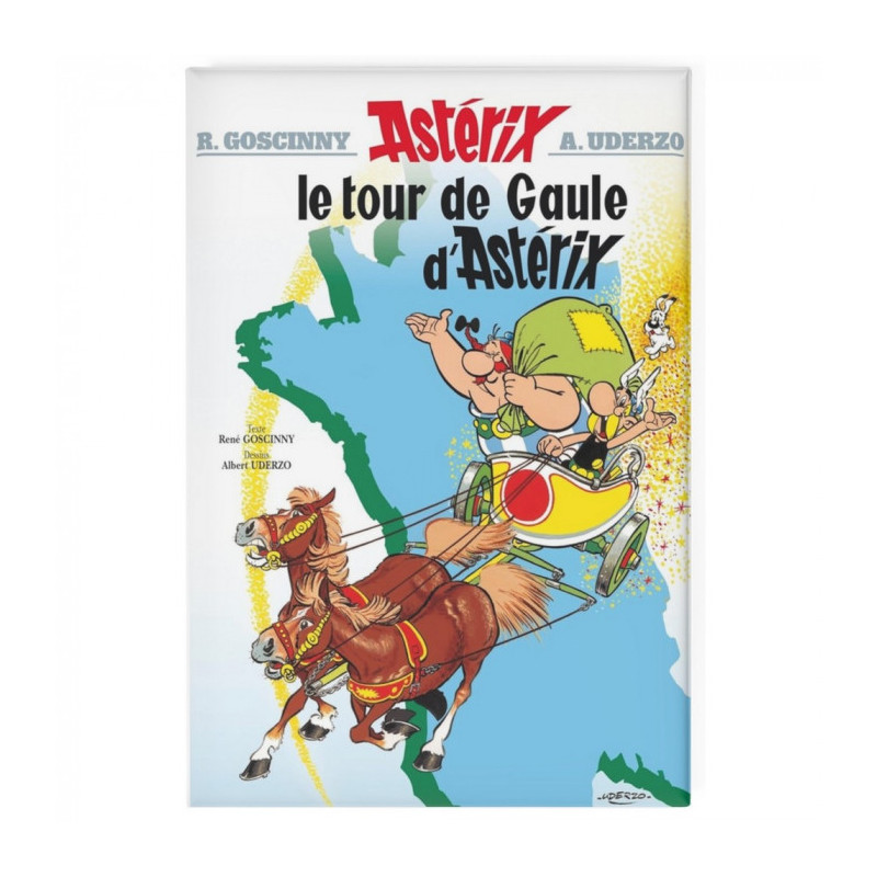 ASTERIX ET LE TOUR DE GAULE MAGNET 8 CM