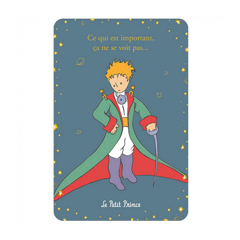 LE PETIT PRINCE EN TENUE DE PRINCE CARTE POSTALE 10X15CM
