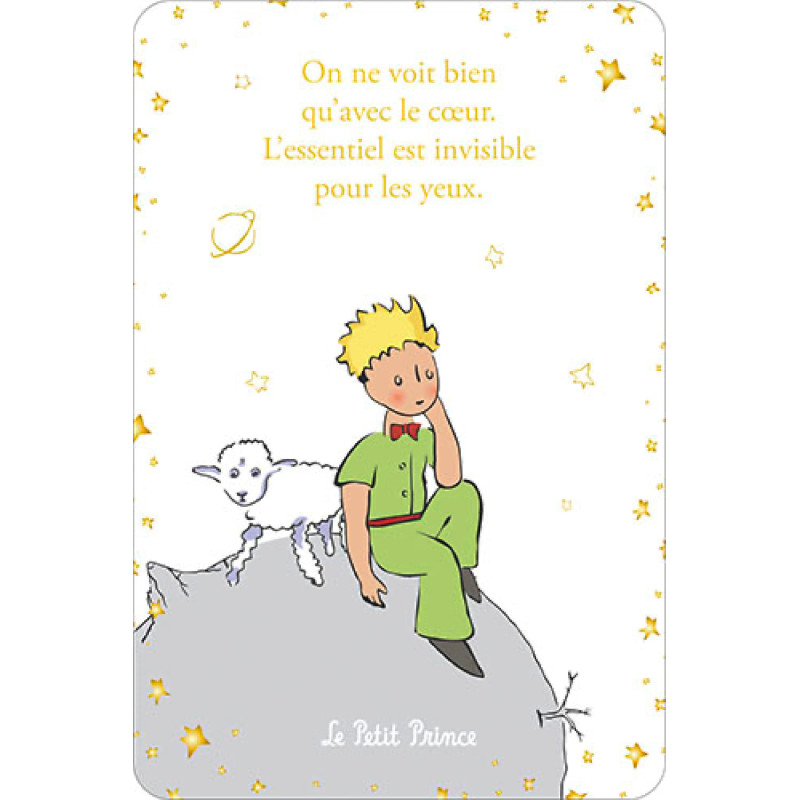 LE PETIT PRINCE MOUTON PLANETE CARTE POSTALE 10X15CM