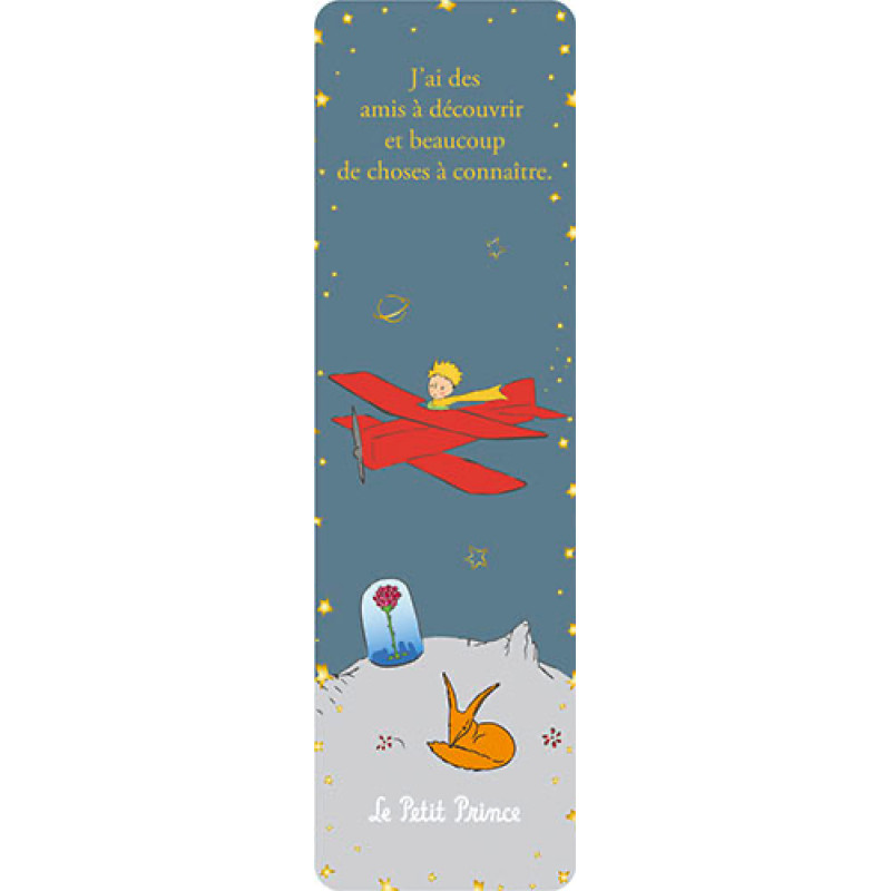 LE PETIT PRINCE AVION MARQUE PAGES MESSAGE