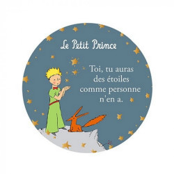 MAGNET ROND LE PETIT PRINCE ET LE RENARD 55MM