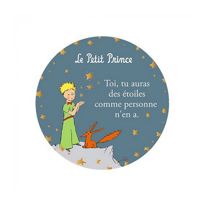 MAGNET ROND LE PETIT PRINCE ET LE RENARD 55MM