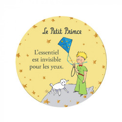 MAGNET ROND LE PETIT PRINCE AVEC SON CERF VOLANT 55MM