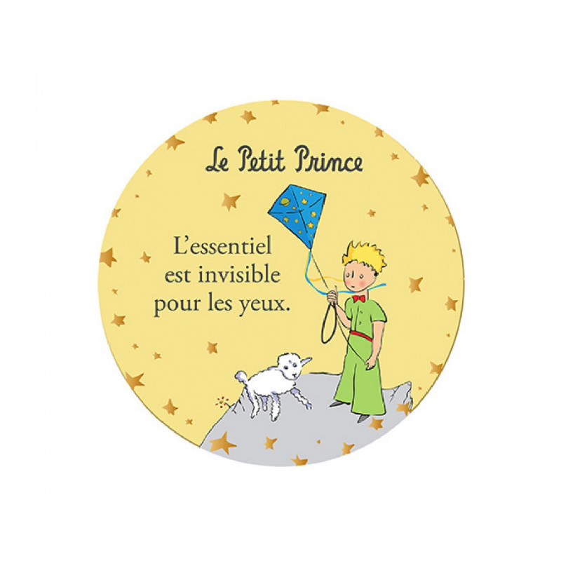 MAGNET ROND LE PETIT PRINCE AVEC SON CERF VOLANT 55MM