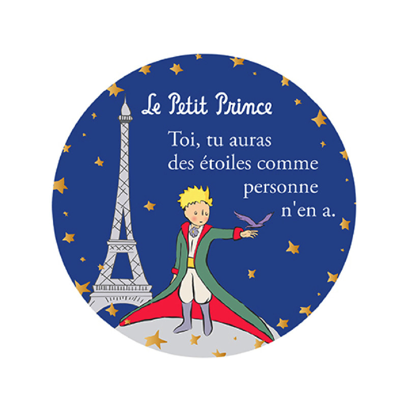 LE PETIT PRINCE A PARIS CAPE MAGNET ROND 50MM