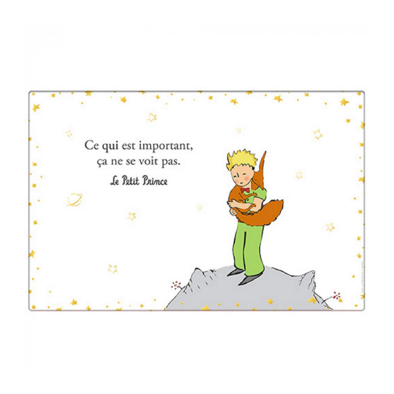 SET DE TABLE LE PETIT PRINCE CALIN AVEC LE RENARD