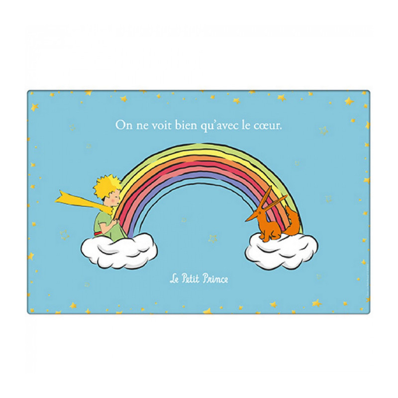SET DE TABLE LE PETIT PRINCE ET L ARC EN CIEL