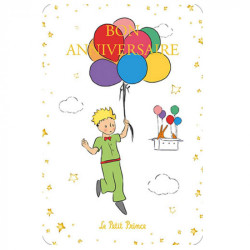 LE PETIT PRINCE BON ANNIVERSAIRE CARTE POSTALE 10X15CM