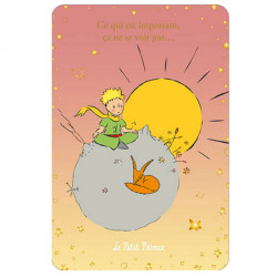 LE PETIT PRINCE ET LE SOLEIL CARTE POSTALE 10X15CM