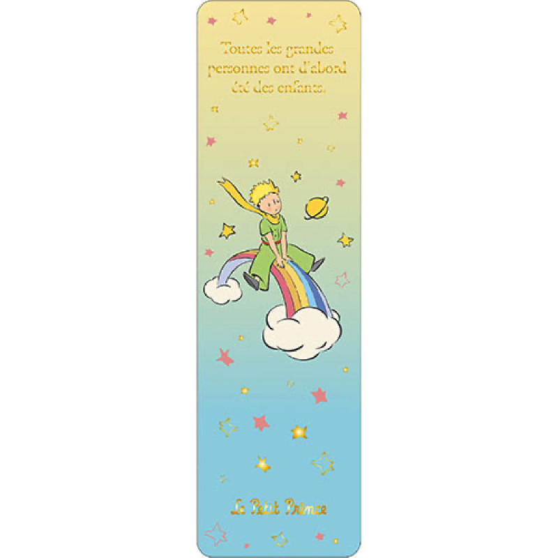 LE PETIT PRINCE ARC EN CIEL MARQUE PAGES DEGRADE