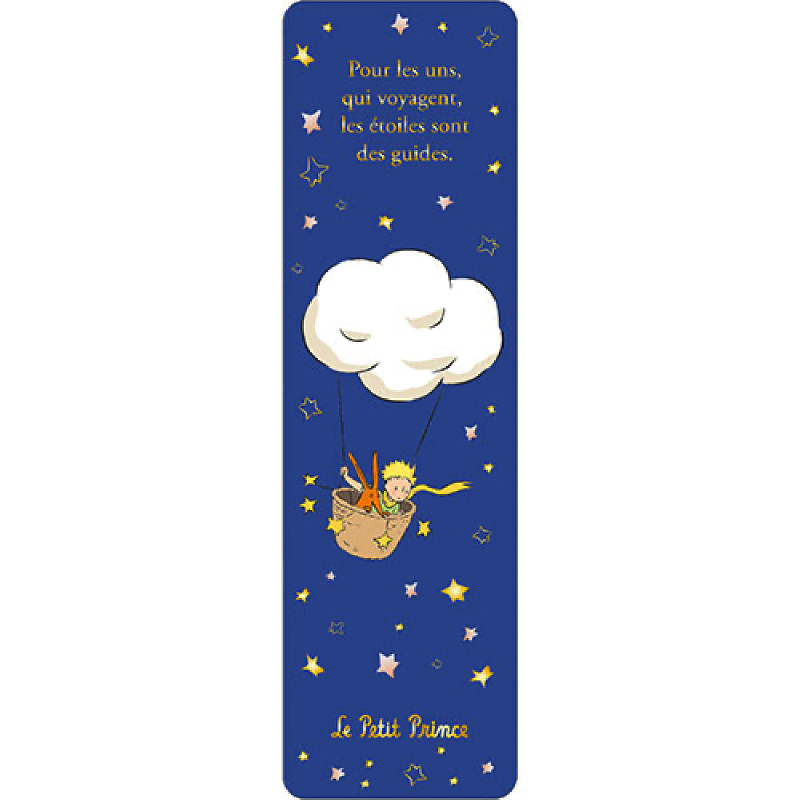 LE PETIT PRINCE NUAGE MONTGOLFIERE MARQUE PAGES CLASSIQUE