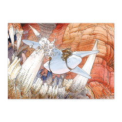 POSTER MOEBIUS ECHAPPEE BELLE ARZAK L ARPENTEUR