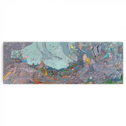 POSTER MOEBIUS LE SAUT DE L ANGE PART1 100X35CM
