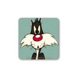 SYLVESTER OH LOONEY TUNES COASTERS COLOURED 10X10