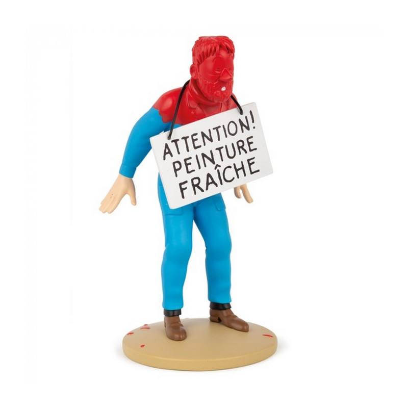 HADDOCK PEINTURE FRAICHE TINTIN FIGURINE 13CM