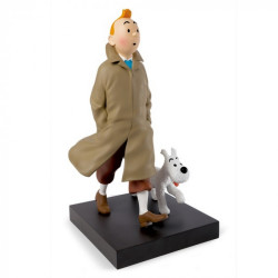 TINTIN ET MILOU FIGURINE RESINE 60 CM