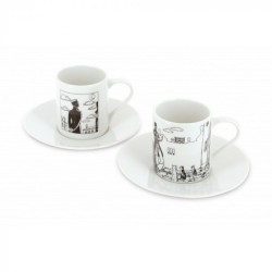 CORTO MALTESE SET 2 TASSES EXPRESSO 6CM
