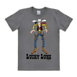 LUCKY LUKE COWBOY GRIS SLIMFIT ADULTE T SHIRT TAILLE M