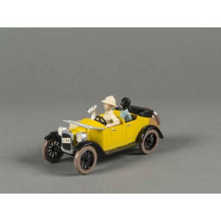 TINTIN  MILOU ET COCO DANS LA VOITURE TINTIN AU CONGO PIXI 4564