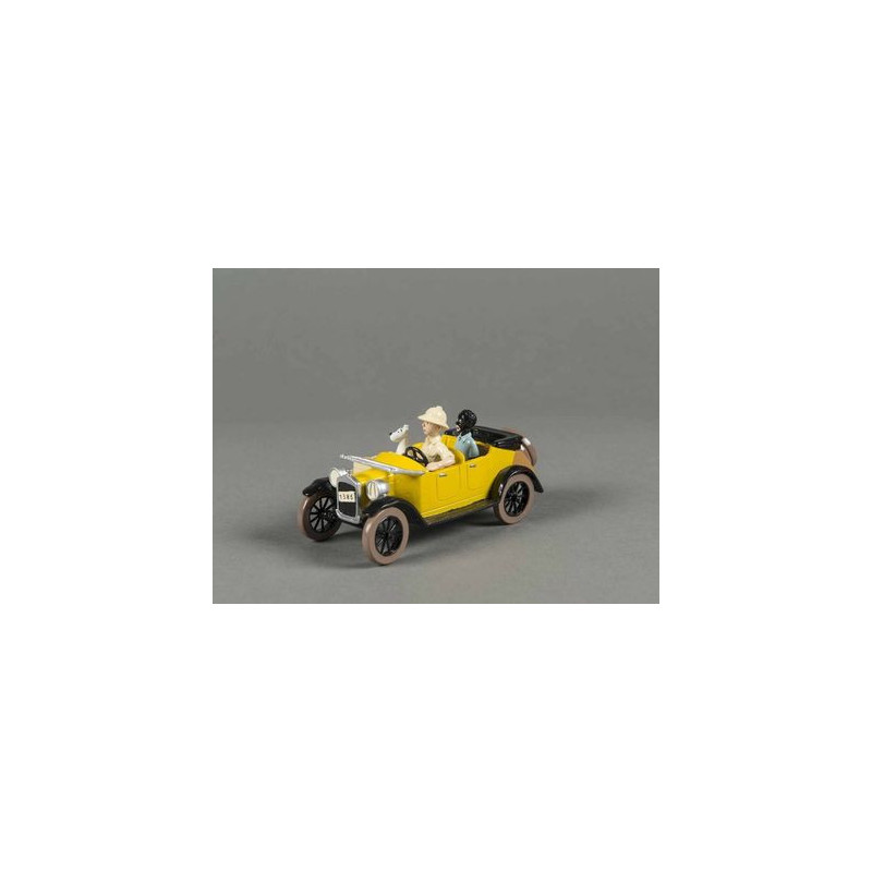 TINTIN  MILOU ET COCO DANS LA VOITURE TINTIN AU CONGO PIXI 4564