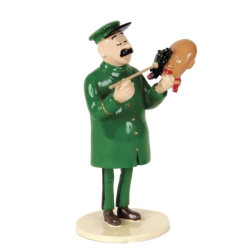 JULES  GARDIEN DE MUSEE ET LE MASQUE TINTIN L OREILLE CASSEE PIXI 4563